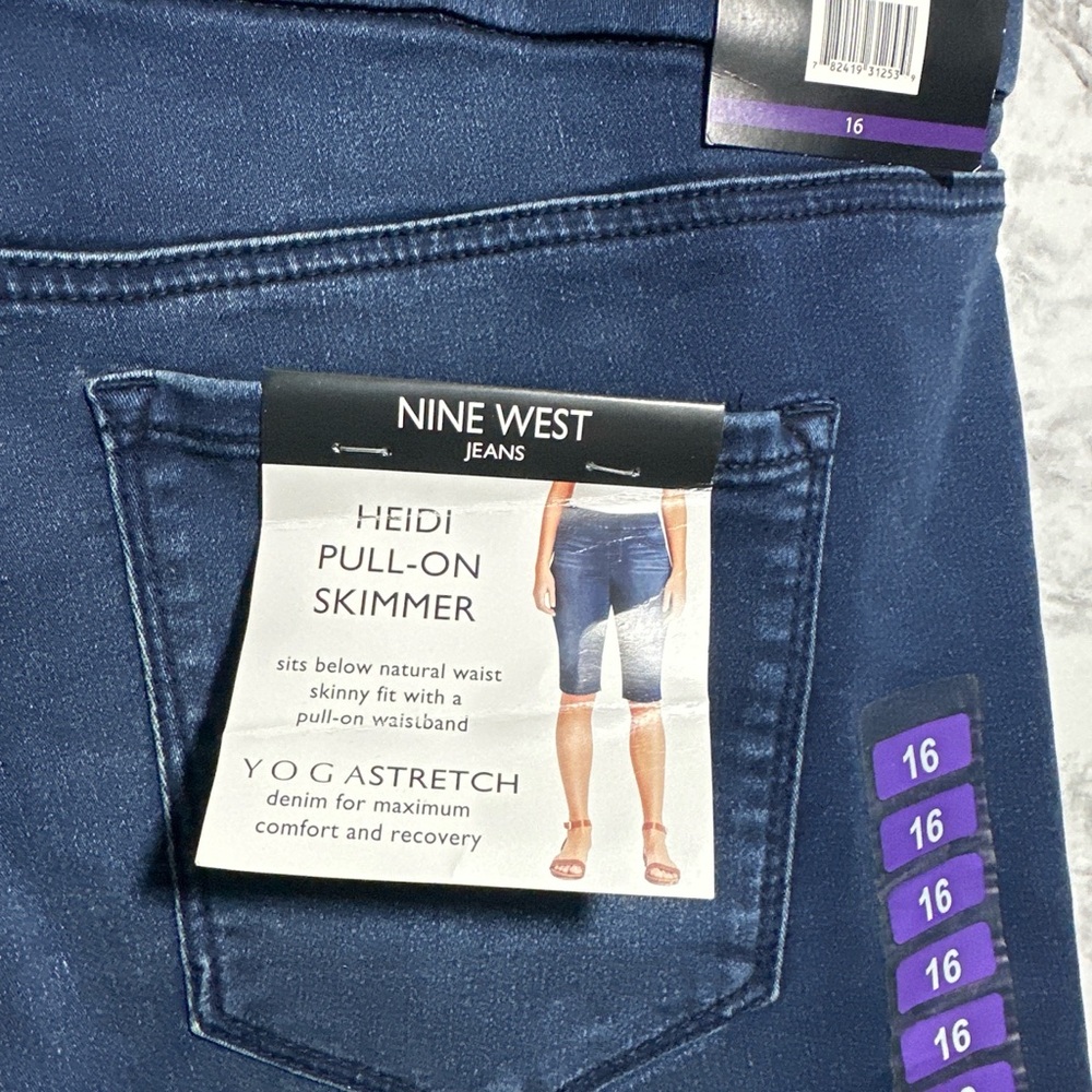 Nine West Heidi Pull-On Skimmer in Indigo Blue